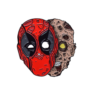 Open image in slideshow, Wade Wilson Unmasked | 2 Piece Magnet Mask Pin
