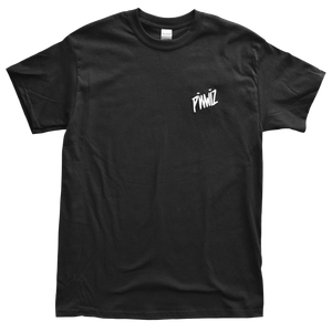 PINWIZ | Embroidered Black T-shirt