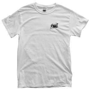 PINWIZ | Embroidered White T-shirt